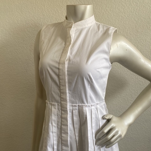 ELIE TAHARI White "Samiyah" Dress Lace Hem Size 2 - Picture 9 of 11